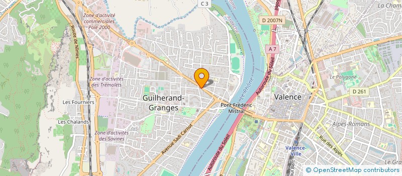 localisation de l'entreprise ENERGY PLUS RHONE-ALPES  SAINT-ROMAIN-DE-LERPS