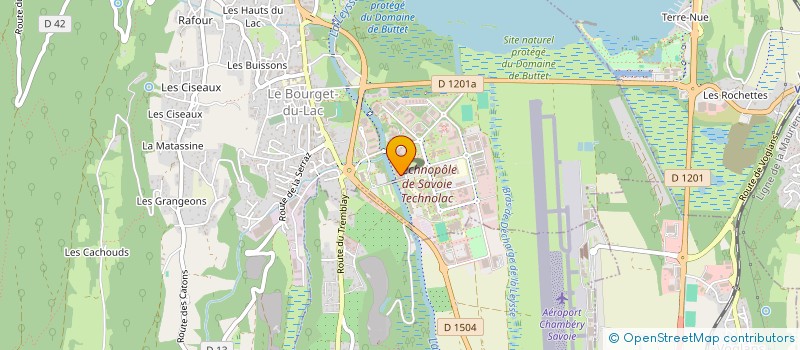 localisation de l'entreprise ENERGY POOL DEVELOPPEMENT  LE BOURGET-DU-LAC