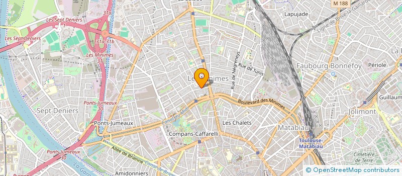 localisation de l'entreprise ENERGY POSITIVE  TOULOUSE