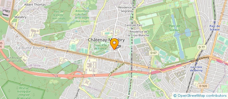 localisation de l'entreprise ENERGY RENOVATION à CHATENAY-MALABRY