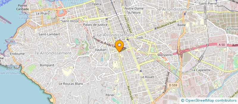 localisation de l'entreprise ENERGY SARL à MARSEILLE