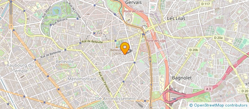 localisation de l'entreprise ENERGY SPORT à PARIS