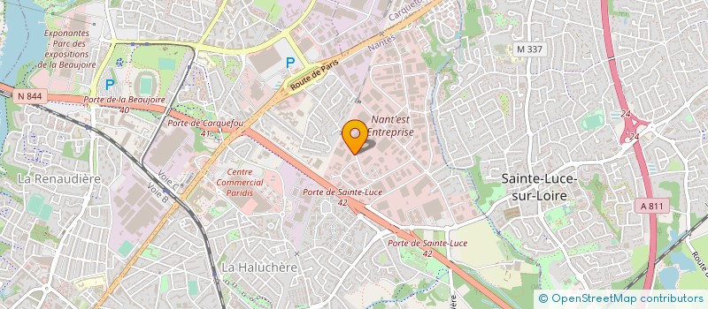 localisation de l'entreprise ENERGY TRAINING à NANTES