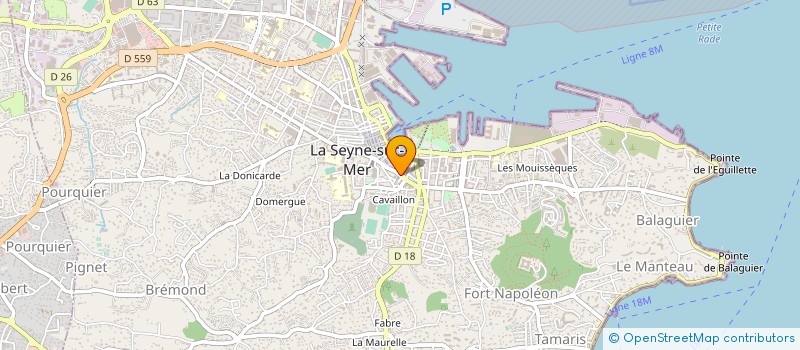 localisation de l'entreprise ENERGY VAR à LA SEYNE-SUR-MER