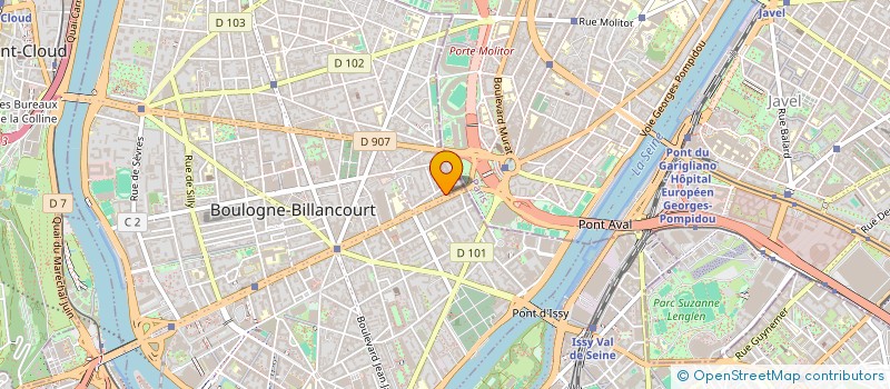 localisation de l'entreprise ENERGY VENTURE CAPITAL à BOULOGNE-BILLANCOURT