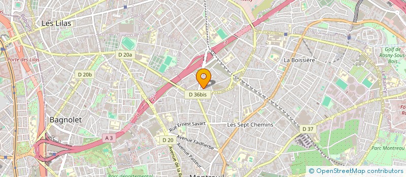 localisation de l'entreprise ENERGYA à ROMAINVILLE