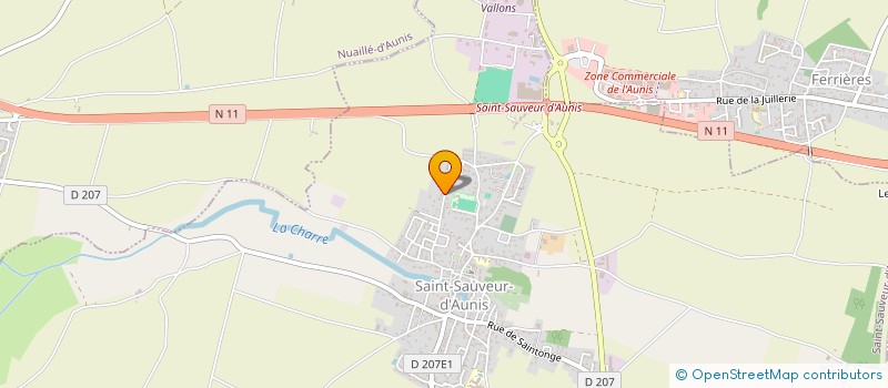 localisation de l'entreprise ENERGYCLIMAT  SAINT-SAUVEUR-D'AUNIS