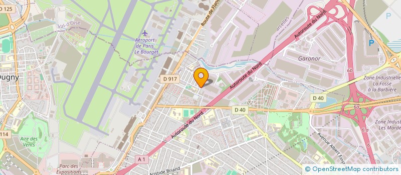 localisation de l'entreprise ENERGYFROID à LE BLANC-MESNIL