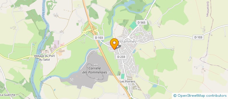 localisation de l'entreprise ENERGYM 53260 à PARNE-SUR-ROC