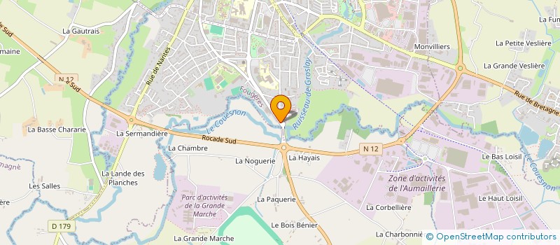 localisation de l'entreprise ENERGYM  FOUGERES