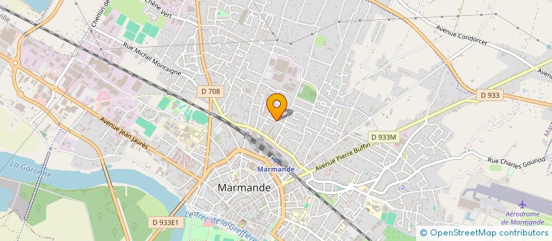 localisation de l'entreprise ENERGYM FORCE  MARMANDE