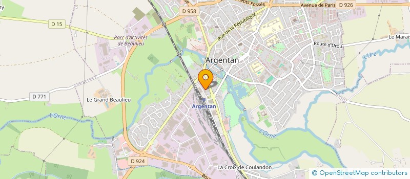 localisation de l'entreprise ENERGYM PLUS à ARGENTAN