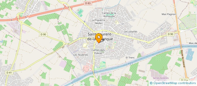 localisation de l'entreprise ENERGYROCK  SAINT-LAURENT-DE-LA-SALANQUE