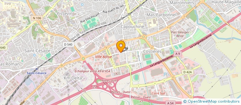 localisation de l'entreprise ENERGYSON à NIMES