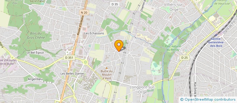 localisation de l'entreprise ENERIA  MONTLHERY