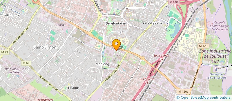 localisation de l'entreprise ENERIANCE à TOULOUSE