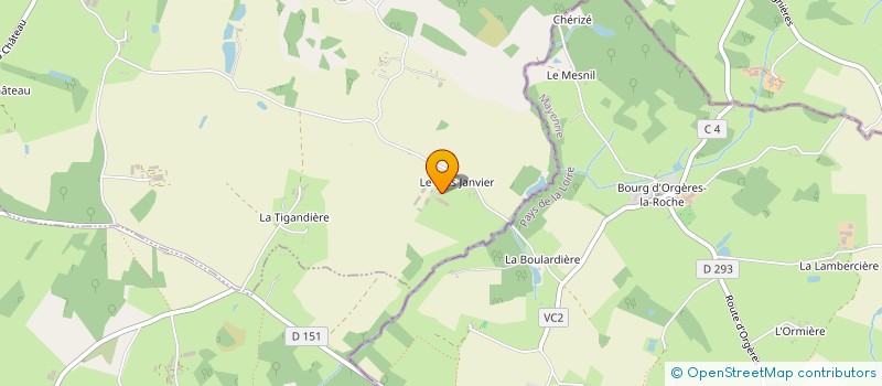 localisation de l'entreprise ENERIFLO à LA MOTTE-FOUQUET