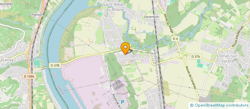 localisation de l'entreprise ENERIOHM  SAINT-ALBAN-DU-RHONE