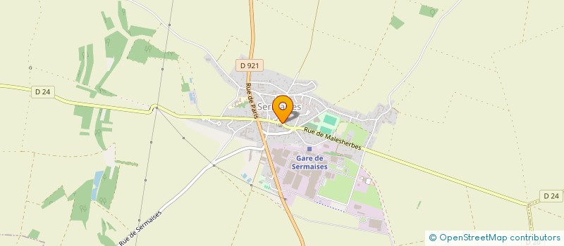 localisation de l'entreprise ENERIS à LE MALESHERBOIS