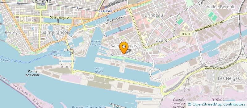 localisation de l'entreprise ENERISK à LE HAVRE