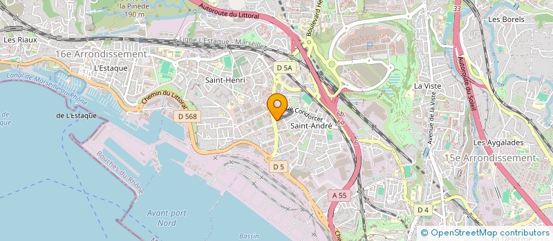 localisation de l'entreprise ENERJSOL  MARSEILLE
