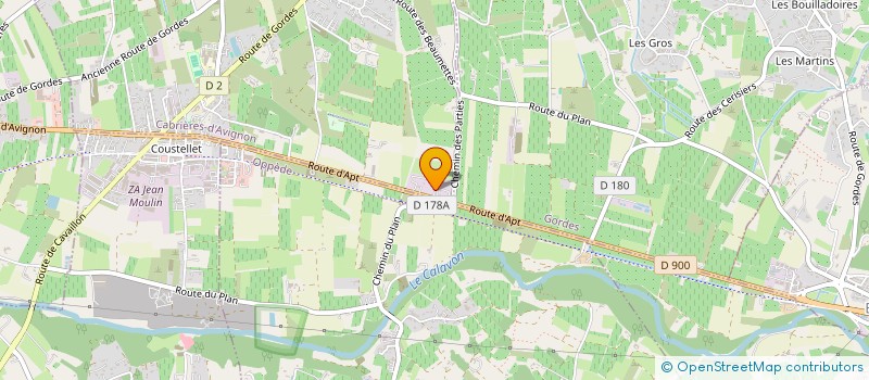 localisation de l'entreprise ENERLIANCE  CABRIERES-D'AVIGNON