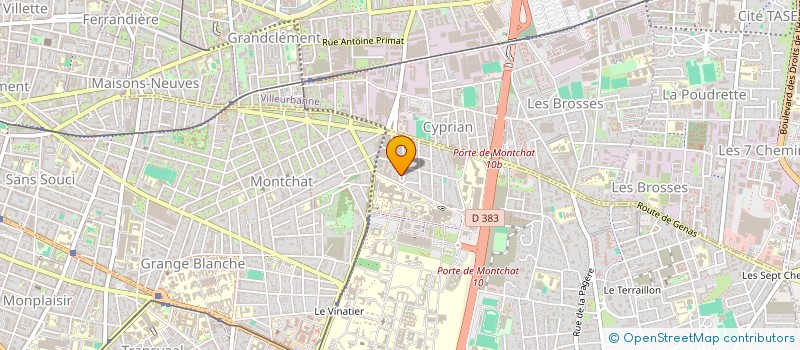 localisation de l'entreprise ENERLINKS - SMART SYSTEMS+ASSISTANCES  LYON