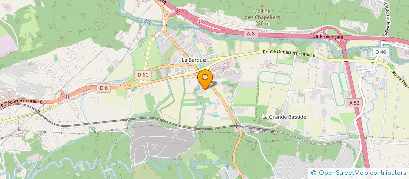 localisation de l'entreprise ENERLISA  FUVEAU