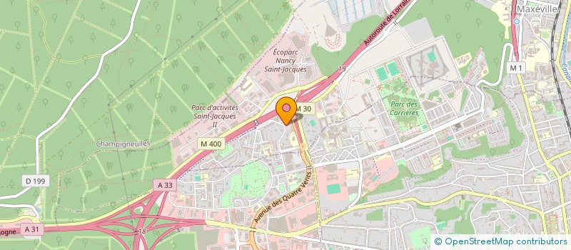 localisation de l'entreprise ENERLOR à MAXEVILLE