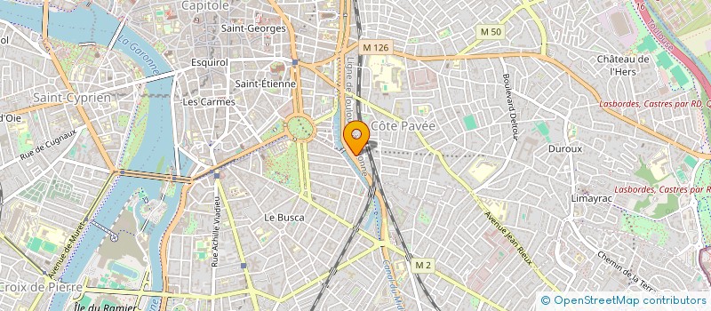 localisation de l'entreprise ENERMOUV à TOULOUSE