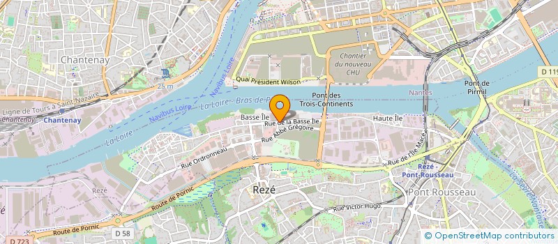 localisation de l'entreprise ENERO à REZE