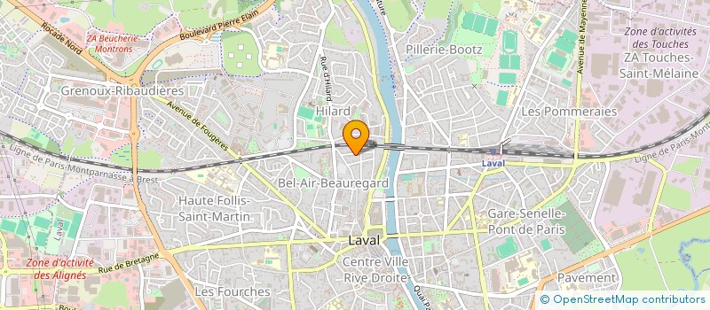 localisation de l'entreprise ENERO à LAVAL