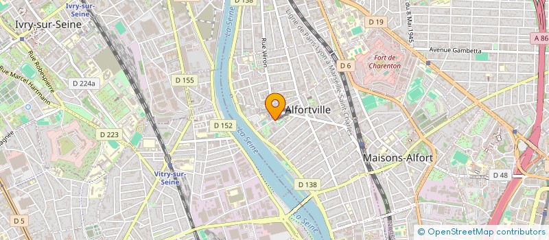 localisation de l'entreprise ENEROUX  ALFORTVILLE