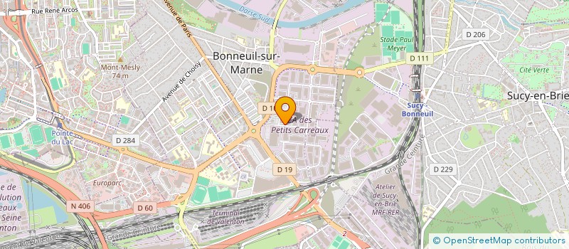 localisation de l'entreprise ENERPOINT COMPUTERS FRANCE SARL à BONNEUIL-SUR-MARNE