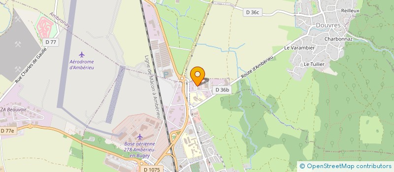 localisation de l'entreprise ENERPOL INGENIERIE à AMBERIEU-EN-BUGEY