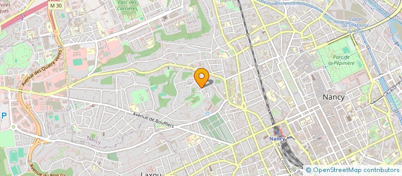 localisation de l'entreprise ENERPRO BOGNY à NANCY