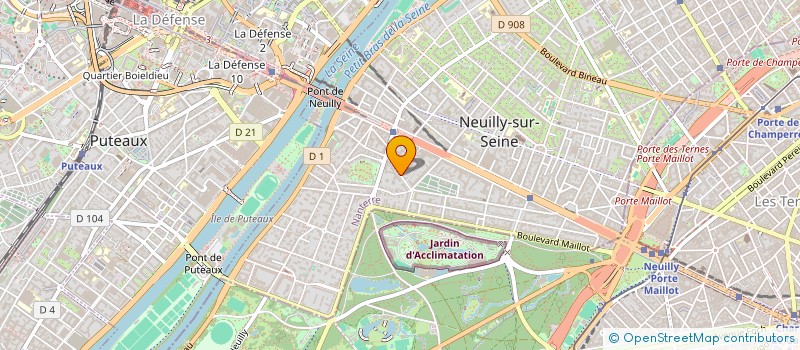 localisation de l'entreprise ENERPROSAVE à NEUILLY-SUR-SEINE
