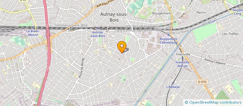 localisation de l'entreprise ENERPUR à AULNAY-SOUS-BOIS