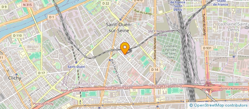 localisation de l'entreprise ENERSCHOOL à SAINT-OUEN-SUR-SEINE