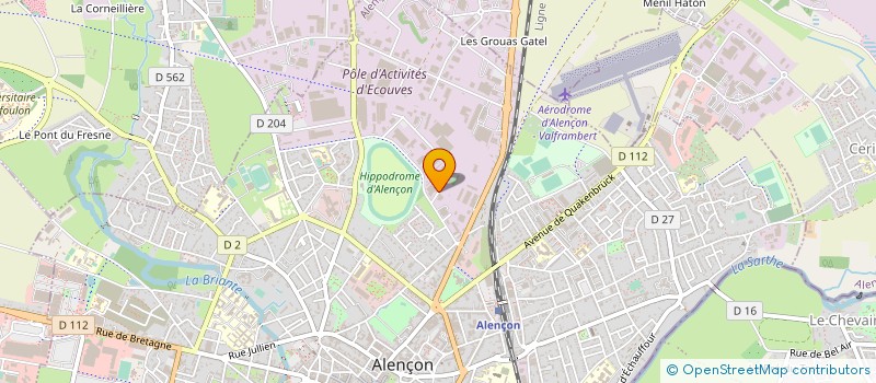 localisation de l'entreprise ENERSCIENCE à ALENCON
