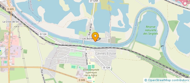 localisation de l'entreprise ENERSET  CANNES-ECLUSE