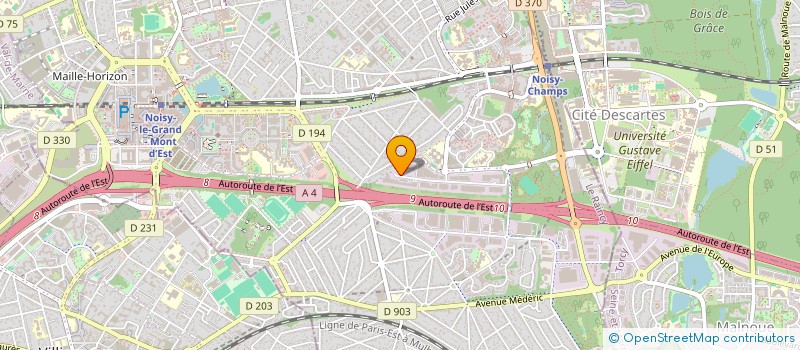 localisation de l'entreprise ENERSOL à NOISY-LE-GRAND
