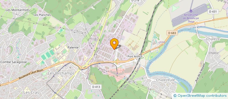 localisation de l'entreprise ENERSOL INGENIERIES à CHALEZEULE