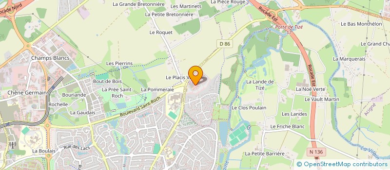 localisation de l'entreprise ENERSOL35  THORIGNE-FOUILLARD