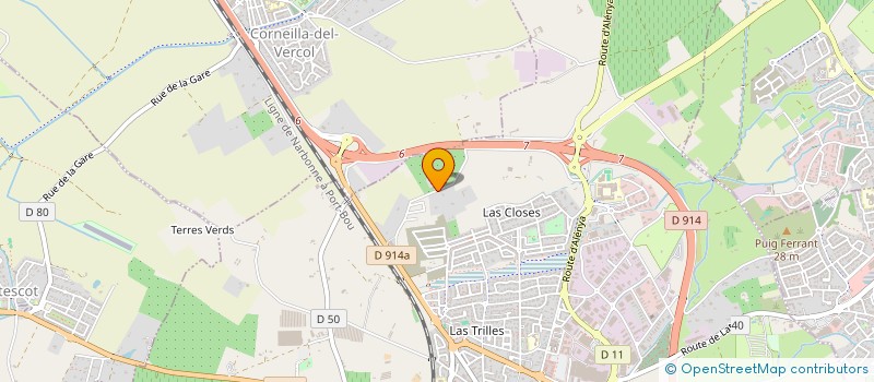 localisation de l'entreprise ENERSOLEIL  ELNE