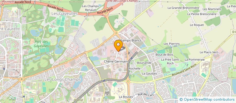 localisation de l'entreprise ENERSUD - SOCIETE DE RENNES METROPOLE  CESSON-SEVIGNE