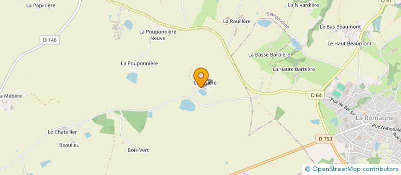 localisation de l'entreprise ENERSUN à SEVREMOINE