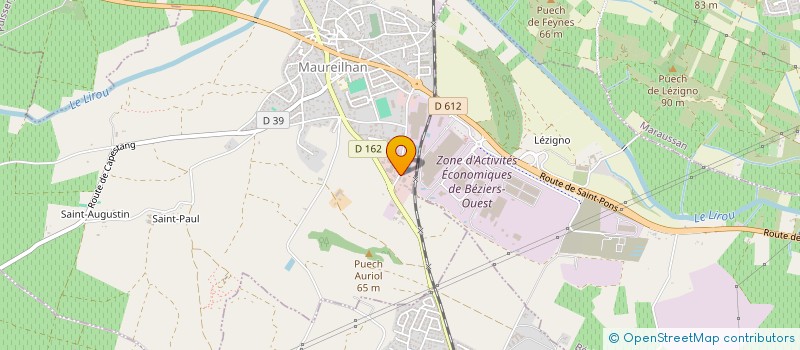 localisation de l'entreprise ENERTEC  MAUREILHAN