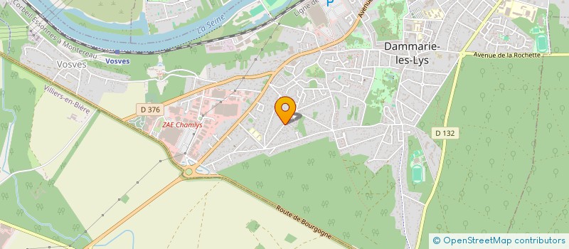 localisation de l'entreprise ENERTECH à DAMMARIE-LES-LYS