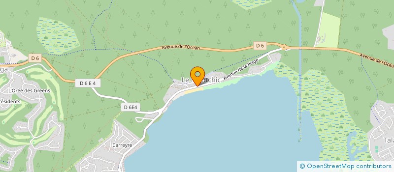 localisation de l'entreprise ENERTHI  LACANAU